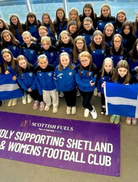 Scottish Fuels Supports Shetland Girls & Womens Football Club